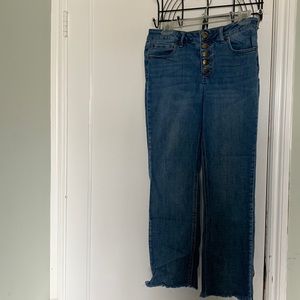 Kenneth Cole straight leg blue jeans. Size 4.